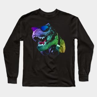 DJ T-Rex Long Sleeve T-Shirt